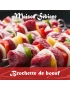 Boucherie Sebiane - Brochette de boeuf (prix/kg : 18,90€)